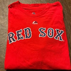 Boston Red Sox Majestic Youth XL Benintendi World Series T-shirt EUC #16